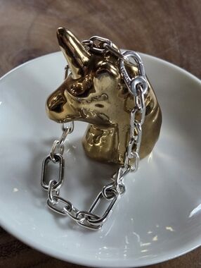 Pandora Sterling Silver ME Small Link Chain Bracelet Size 7.5in.